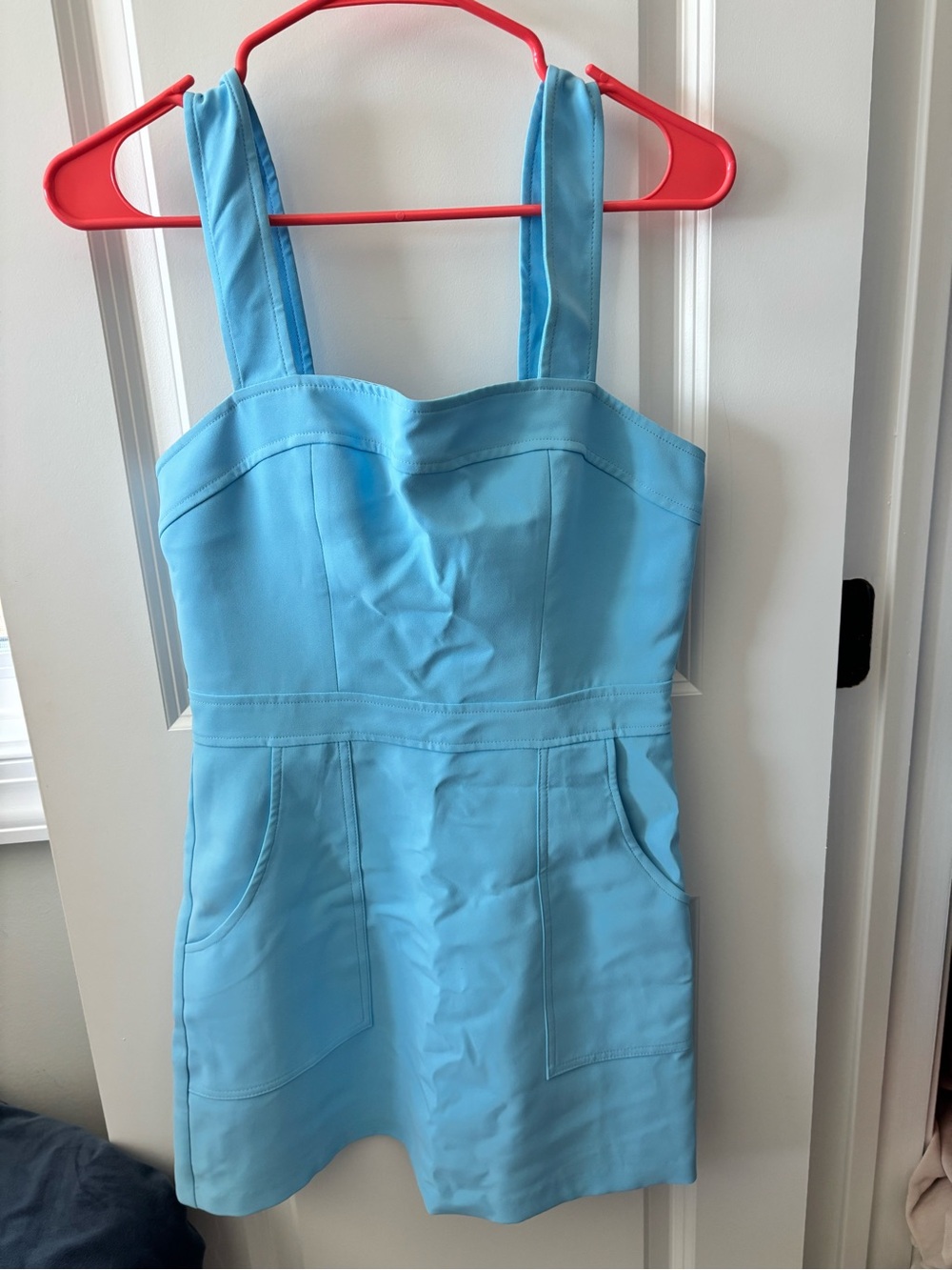 Amanda Uprichard Sky Blue Sleeveless Dress